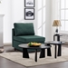 Davenport Middle Module Accent Armless Chair - Green - CAB2048