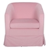 Eleganza 27" Wide Swivel Chair - Pink Velvet Fabric - Solid Wood Frame