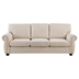 Clearvue 84" Sofa - Beige Chenille Fabric