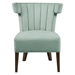 Kymber Grafton Accent Chair - Seafoam Velvet - Dark Coffee Finish Legs - CAB2179