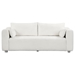 Vista 82" Sofa with Extra Wide Domed Arms - White Loop Yarn Fabric - Solid Wood Frame and Legs - CAB2240