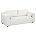 Vista 82" Sofa with Extra Wide Domed Arms - White Loop Yarn Fabric - Solid Wood Frame and Legs - CAB2240