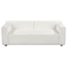 Vista 82" Sofa with Extra Wide Domed Arms - White Loop Yarn Fabric - Solid Wood Frame and Legs - CAB2240