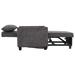 Ventosa 68" Futon Chair Bed Convertible Chair 3-in-1 Pull Out Sleeper Chair Beds - Dark Grey Scratch Cloth - CAB2463