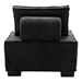 Morningtide Living Room Ottoman / Lazy Chair - Black Polyester - CAB2503