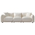 Marston 102 Mid-Century Modern 3-Seater Sofa - Beige Boucle - Eucalyptus Frame