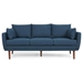 Uptonhall 76" 3 Seater Sofa - Navy Blue - Birchwood Legs - CAB2532