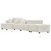 Carson Soft Corduroy Sectional Modular Sofa 4 Piece Set - Beige - CAB2553