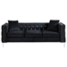 Mystic 82" Modern Velvet Sofa - Black - 2 Pillows Included - CAB2636