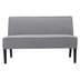 Cedric Loveseat - Grey Fabric - Birch Legs