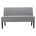 Cedric Loveseat - Grey Fabric - Birch Legs - CAB2694