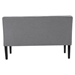 Cedric Loveseat - Grey Fabric - Birch Legs - CAB2694