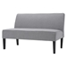 Cedric Loveseat - Grey Fabric - Birch Legs - CAB2694