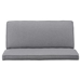 Cedric Loveseat - Grey Fabric - Birch Legs - CAB2694