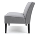 Cedric Loveseat - Grey Fabric - Birch Legs - CAB2694