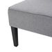 Cedric Loveseat - Grey Fabric - Birch Legs - CAB2694