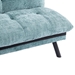 Eastonview 71" Convertible Sofa Bed - Mint Green Chenille - Metal Legs - CAB2699