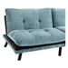 Eastonview 71" Convertible Sofa Bed - Mint Green Chenille - Metal Legs - CAB2699