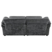 Ultavon 81" Sectional Sofa Bed 4 Seater with Ottoman - Gray Chenille Fabric - Solid Wood Frame - CAB2714