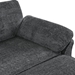 Ultavon 81" Sectional Sofa Bed 4 Seater with Ottoman - Gray Chenille Fabric - Solid Wood Frame - CAB2714