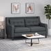 East Loveseat - Charcoal - CAB2740