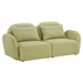 Fairview 66" Loveseat - Light Green Teddy Fabric - Solid Wood Frame - CAB2790