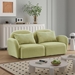 Fairview 66" Loveseat - Light Green Teddy Fabric - Solid Wood Frame - CAB2790