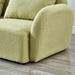 Fairview 66" Loveseat - Light Green Teddy Fabric - Solid Wood Frame - CAB2790