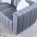 Sonder 62" Loveseat - Grey Velvet - CAB2832