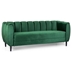 Zaraida Velvet 3 Seater Sofa - Emerald