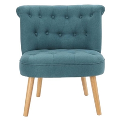 Aldrich Tuft Chair - Teal Fabric 