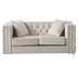 Keren Loveseat - Ivory Velvet