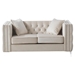 Keren Loveseat - Ivory Velvet - CAB3076