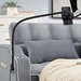 Soravyn Versatile Foldable Sofa Bed - Gray - Solid Wood Frame - USB Port and Phone Stand - CAB3233