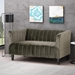 Cheshire Loveseat - Grey Velvet - CAB3261