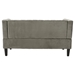 Cheshire Loveseat - Grey Velvet - CAB3261