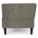 Cheshire Loveseat - Grey Velvet - CAB3261