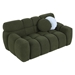 Gatlinburg 64" 3 Seater Boucle Loveseat - Olive Green - CAB3282