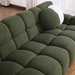 Gatlinburg 64" 3 Seater Boucle Loveseat - Olive Green - CAB3282