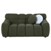 Gatlinburg 64" 3 Seater Boucle Loveseat - Olive Green - CAB3282