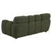 Gatlinburg 64" 3 Seater Boucle Loveseat - Olive Green - CAB3282