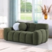 Gatlinburg 64" 3 Seater Boucle Loveseat - Olive Green - CAB3282