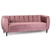 Wentworth Velvet 3 Seater Sofa - Blush - CAB3297