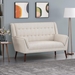 Althaeon Loveseat - Beige Fabric - CAB3298