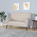 Althaeon Loveseat - Beige Fabric - CAB3298