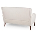 Althaeon Loveseat - Beige Fabric - CAB3298