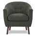 Kaidair Accent Chair - Gray Textured - Espresso Finish Legs - CAB3461