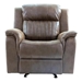 Fremont Contemporary Power Motion Glider Recliner Chair - Dark Coffee Breathable Leatherette - CAB3462