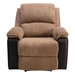 Kalindo Recliner Chair - Brown Fabric - Electric Remote Control - CAB3553