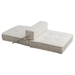 Beyond Folding Sofa Bed - White Chenille - 1 Seat - CAB3561